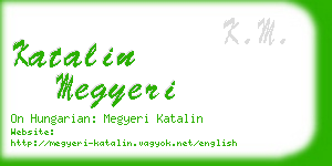 katalin megyeri business card